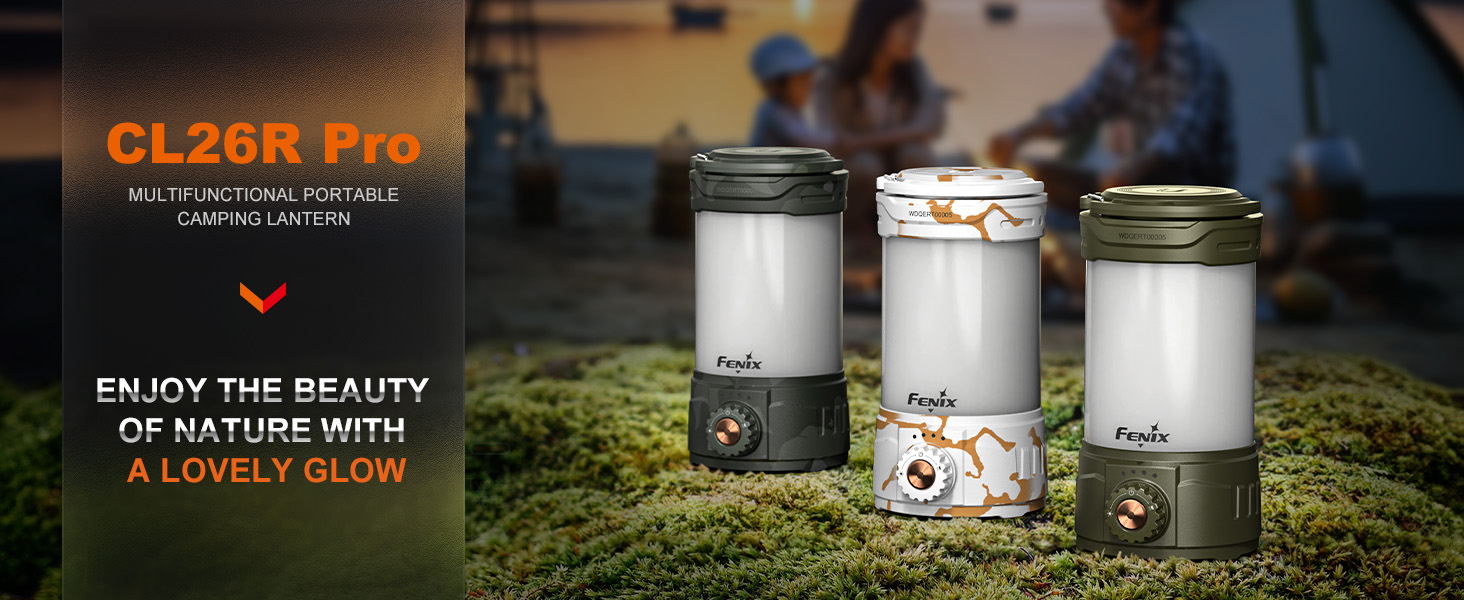 Amazon.com: Fenix CL26R Pro Camping Lantern, Grey Camo, 650 lumens